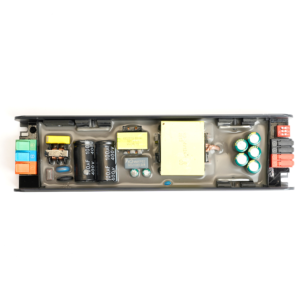 Трансформатор электронный для светодиодной ленты с плавным пуском и диммированием 300W 24V IP20, клипсы, LB004