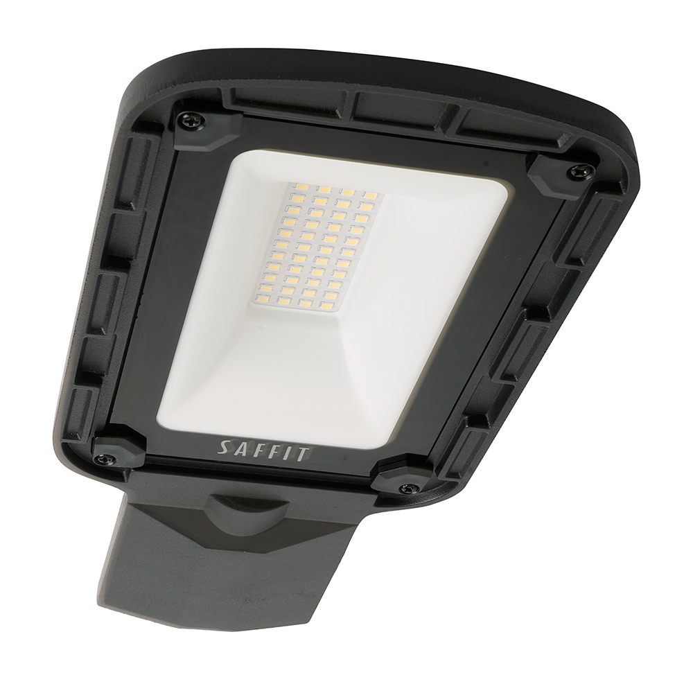 Светодиодный уличный консольный светильник SAFFIT SSL10-30 30W 5000K 230V, черный