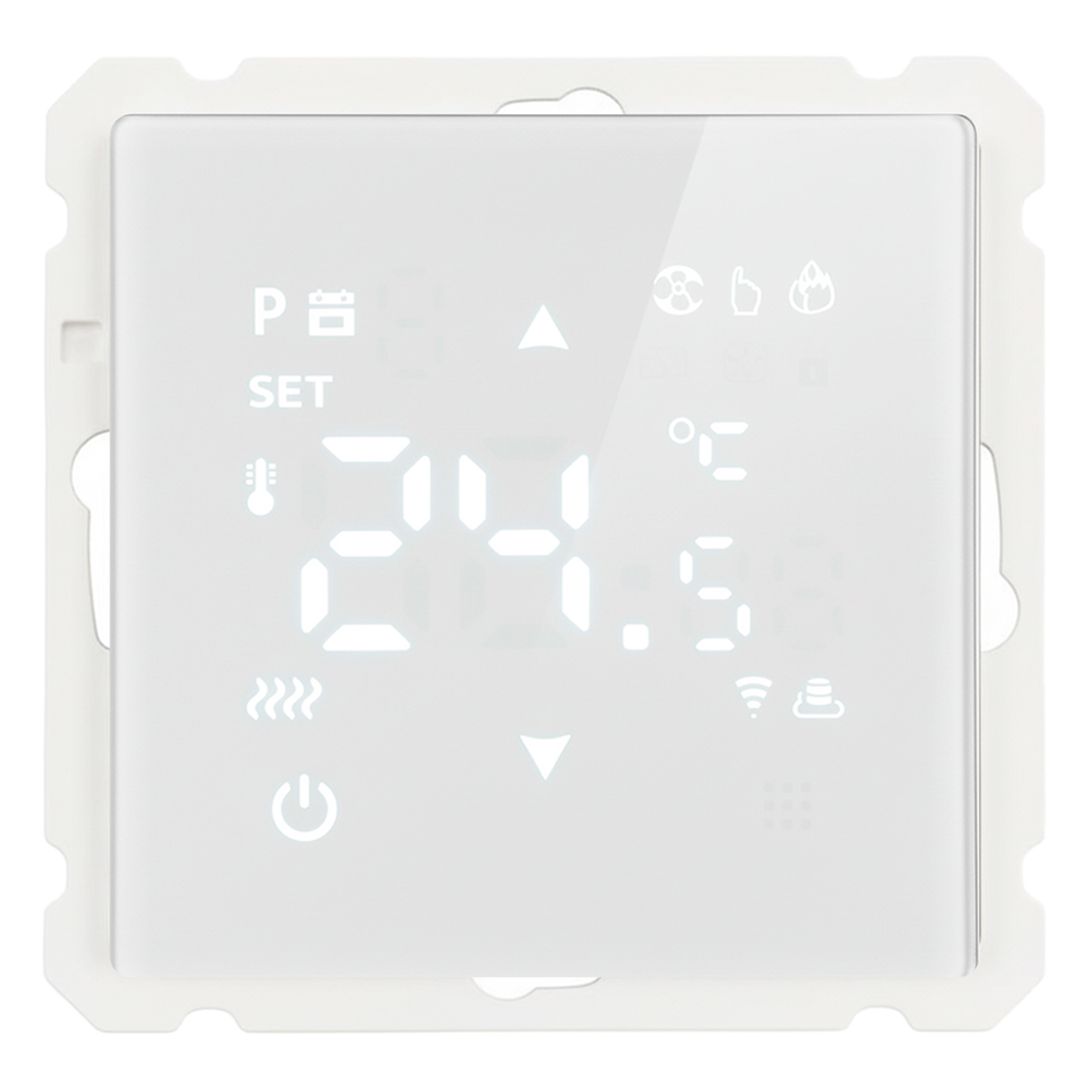 Терморегулятор Wi-Fi (механизм), STEKKER, 250В, 3500Вт, серия Катрин, GLS00-7119-01, белый