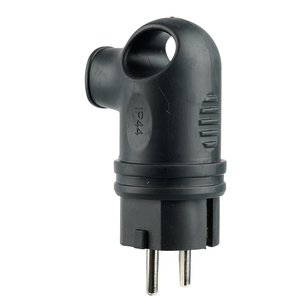 Вилка угловая с/з STEKKER, RPG16-21-442 , каучук, 250В, 16A, IP44, черный бренда Stekker Вилка угловая с/з STEKKER, RPG16-21-442 , каучук, 250В, 16A, IP44, черный от компании Stekker