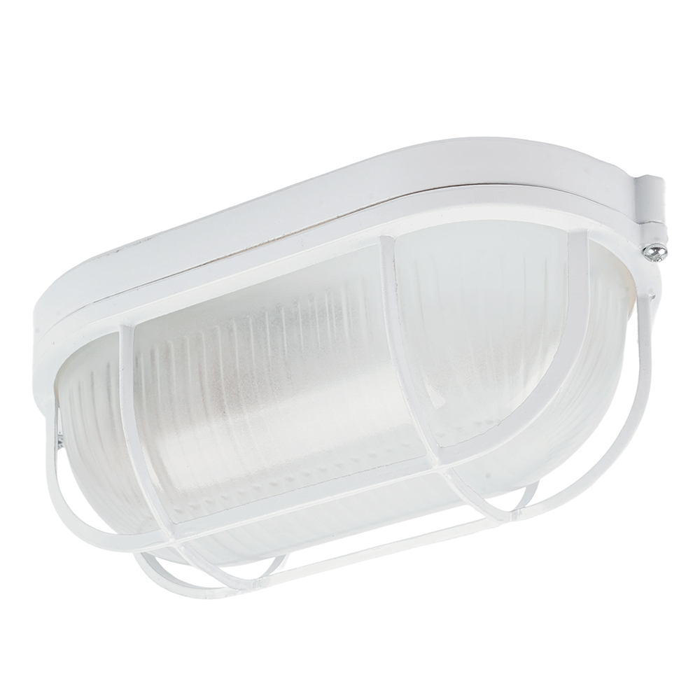 Светильник НБП 04-60-002 212х105х85мм E27,  max 60 Вт, алюм., стекло, решетка, IP54, белый