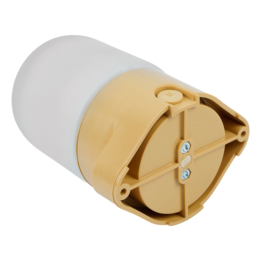 Светильник НББ 01-60-001 138х105х84мм, E27 max 60Вт, прямой пласт. корпус, стекло, IP65, бежевый