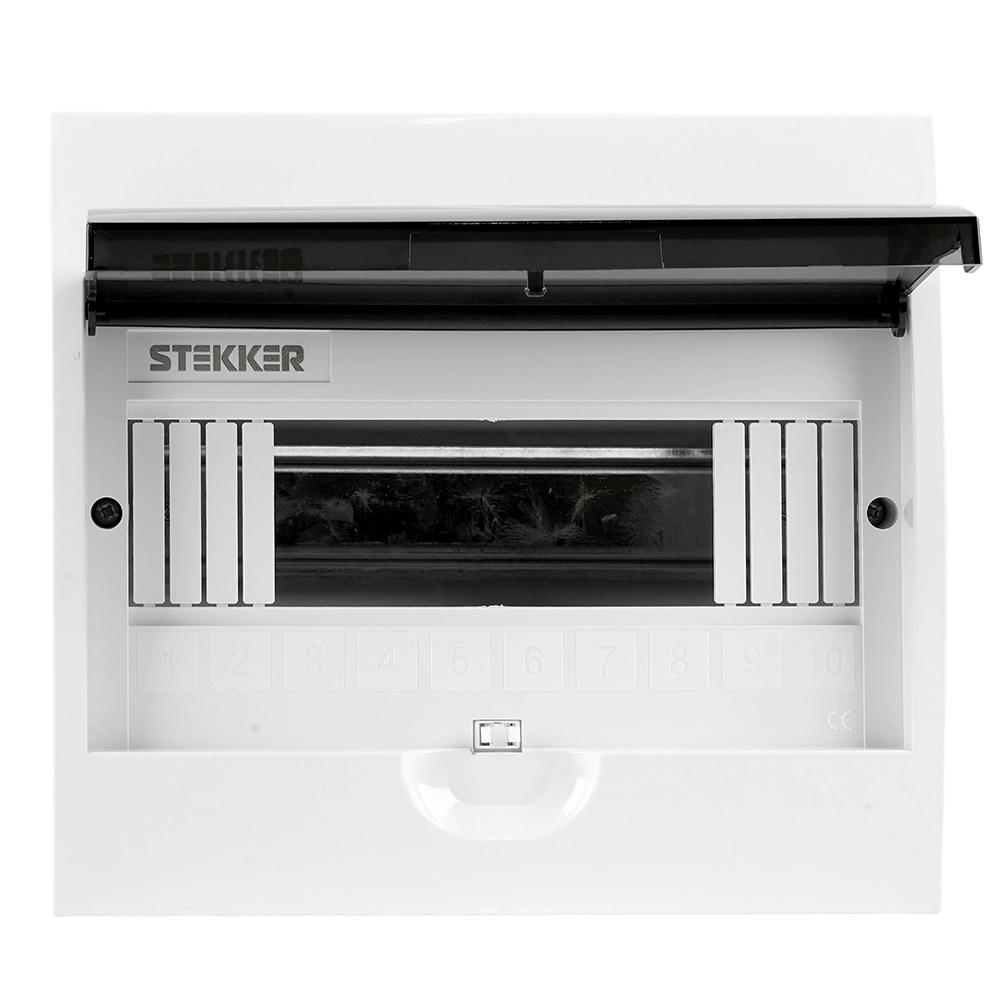 Бокс встраиваемый STEKKER EBX50-5/10-50 10 модулей, пластик, серия ArcaLight