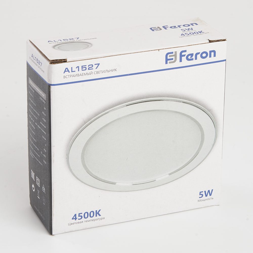 Светодиодный светильник Feron AL1527 встраиваемый 5W 4500K белый