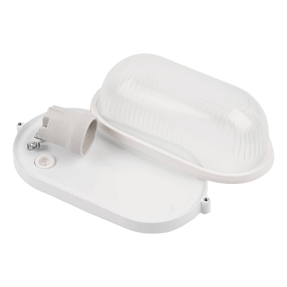 Светильник НБП 04-60-001 212х105х80мм, E27 max 60 Вт, алюм., стекло, IP54, белый