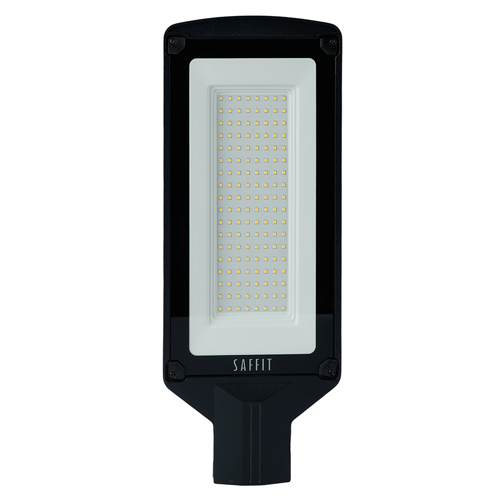 Светодиодный уличный консольный светильник SAFFIT SSL10-100 100W 5000K 230V, черный от компании Ферон по цене 
