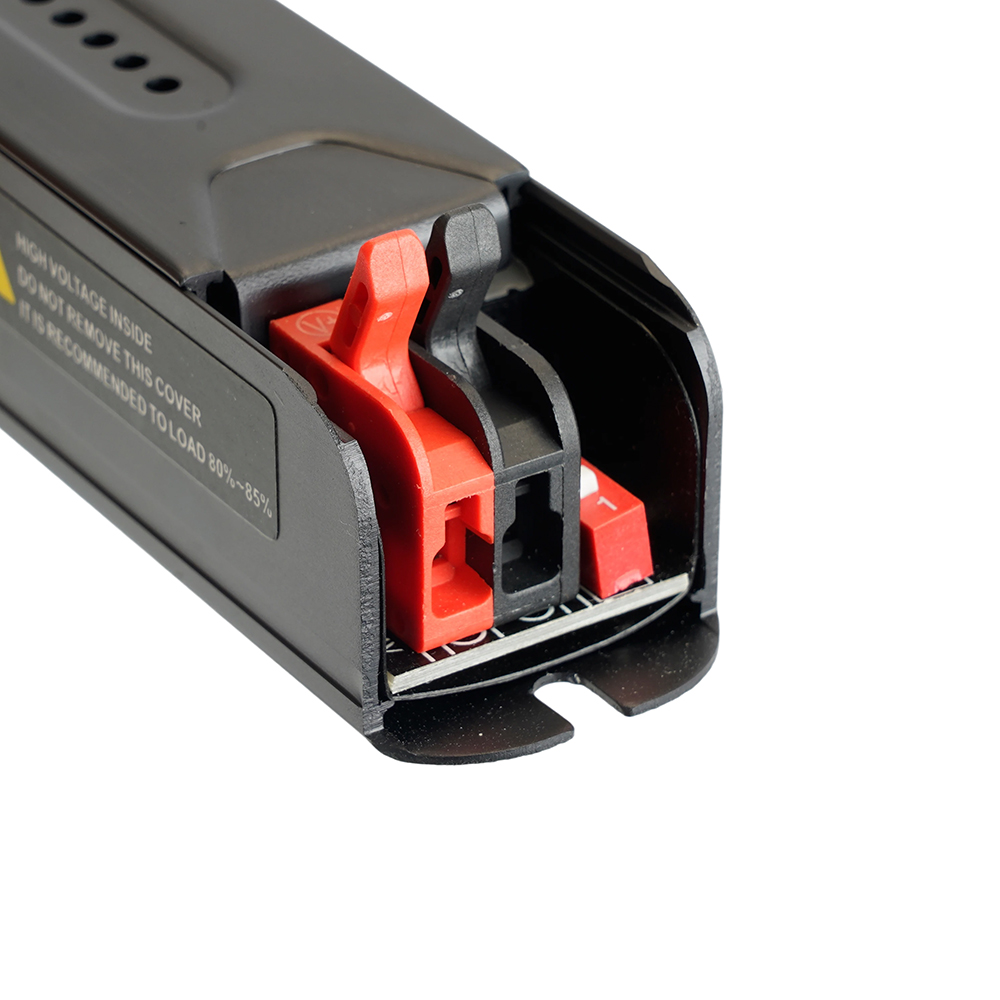 Трансформатор  для светодиодной ленты с диммированием 150W 24V IP20 , клипсы, LB006