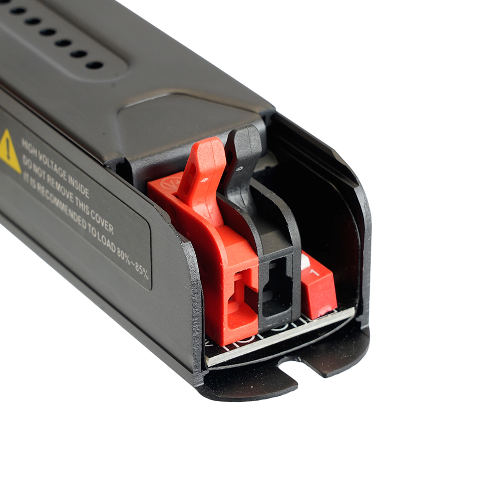 Трансформатор  для светодиодной ленты с диммированием 200W 24V IP20 , клипсы, LB006