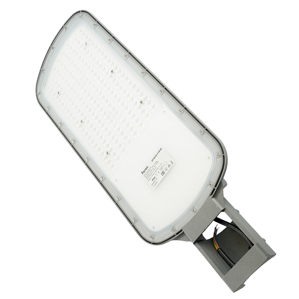 Светодиодный уличный консольный светильник Feron SP3070 150W 4000K AC90-300V, серый