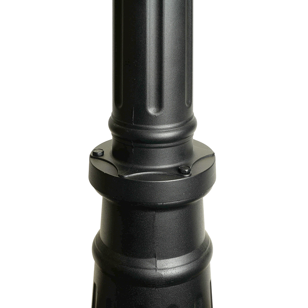 Светильник садово-парковый Feron PL788 столб 2*40W 220-240V E27, черный