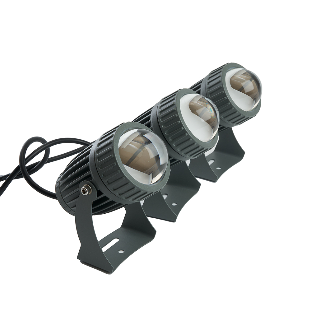 Светодиодный светильник ландшафтно-архитектурный Feron LL-825 Светодиодный прожектор, D70xH155, IP65 8W 85-265V, зеленый
