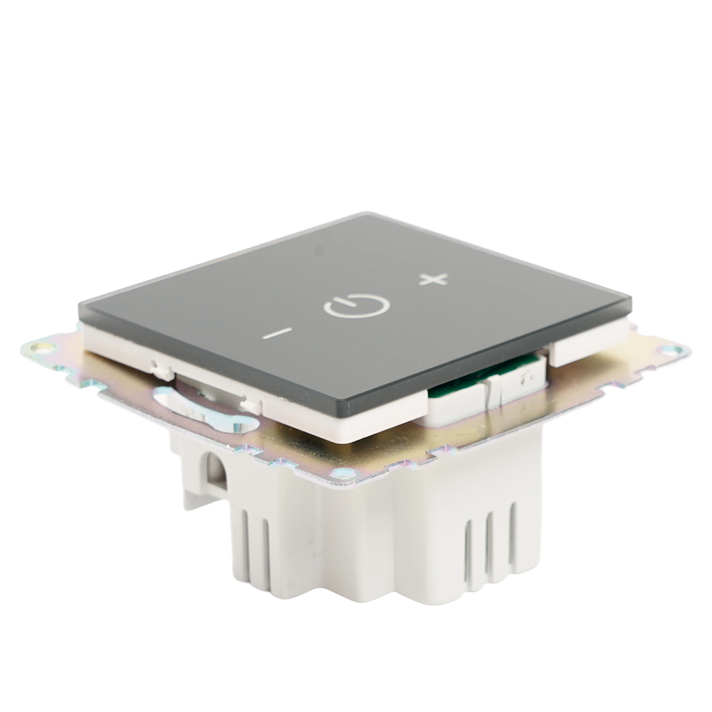 Выключатель диммирующий сенсорный (механизм) 250В, 150W, серия Катрин, черный