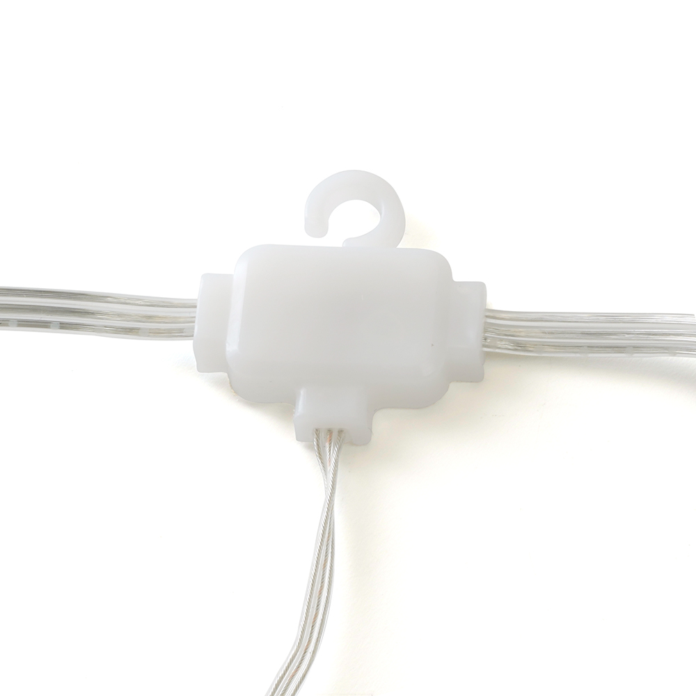 Светодиодная гирлянда Feron CL28 занавес Водопад  3*3м  + 3м 230V мультиколор, статичная, c питанием от сети, прозрачный шнур