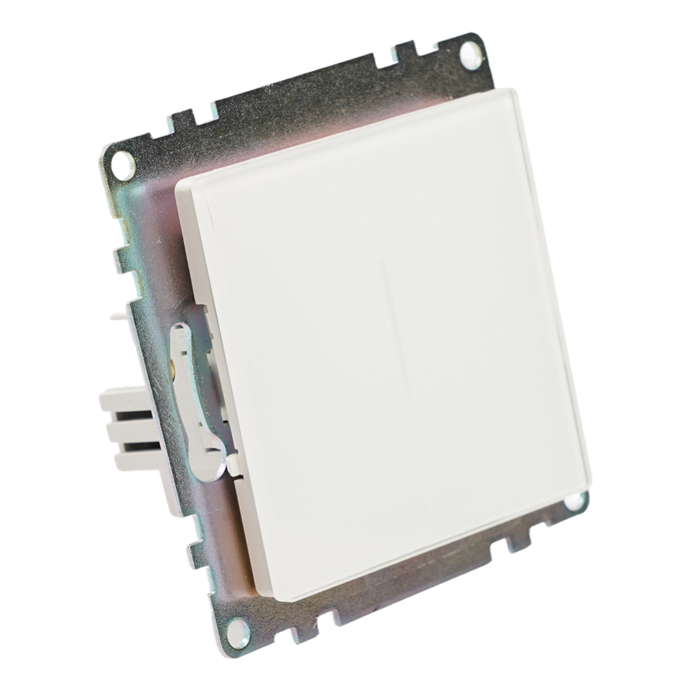 Выключатель 1-клавишный сенсорный (механизм) 250В, 2,5А, серия Катрин, белый