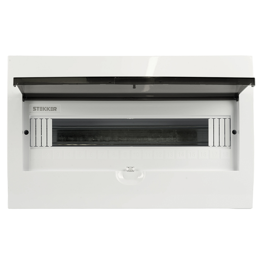 Бокс встраиваемый STEKKER EBX50-4/18-50 18 модулей, пластик, серия ArcaLight