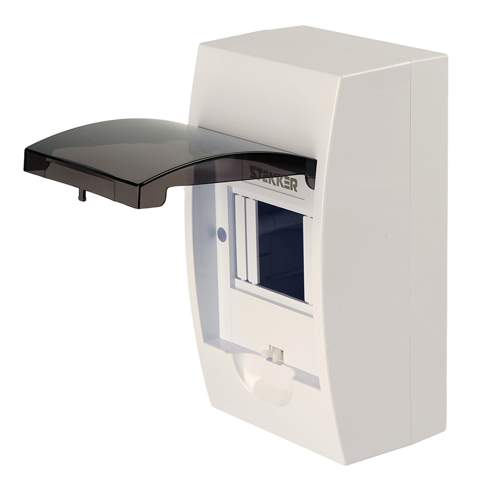 Бокс встраиваемый STEKKER EBX50-5/04-50 4 модуля, пластик, серия ArcaLight