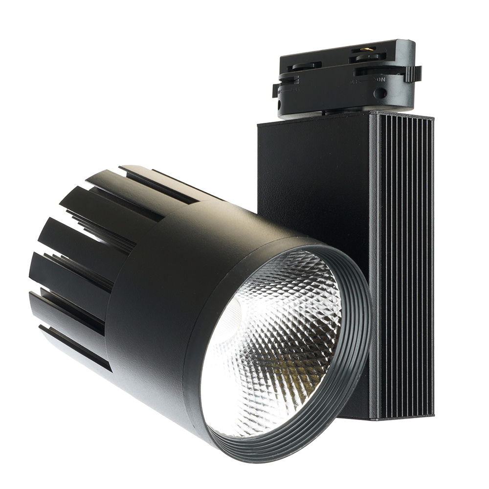 Светодиодный светильник Feron AL105 трековый однофазный на шинопровод 30W 4000K, 35 градусов, черный