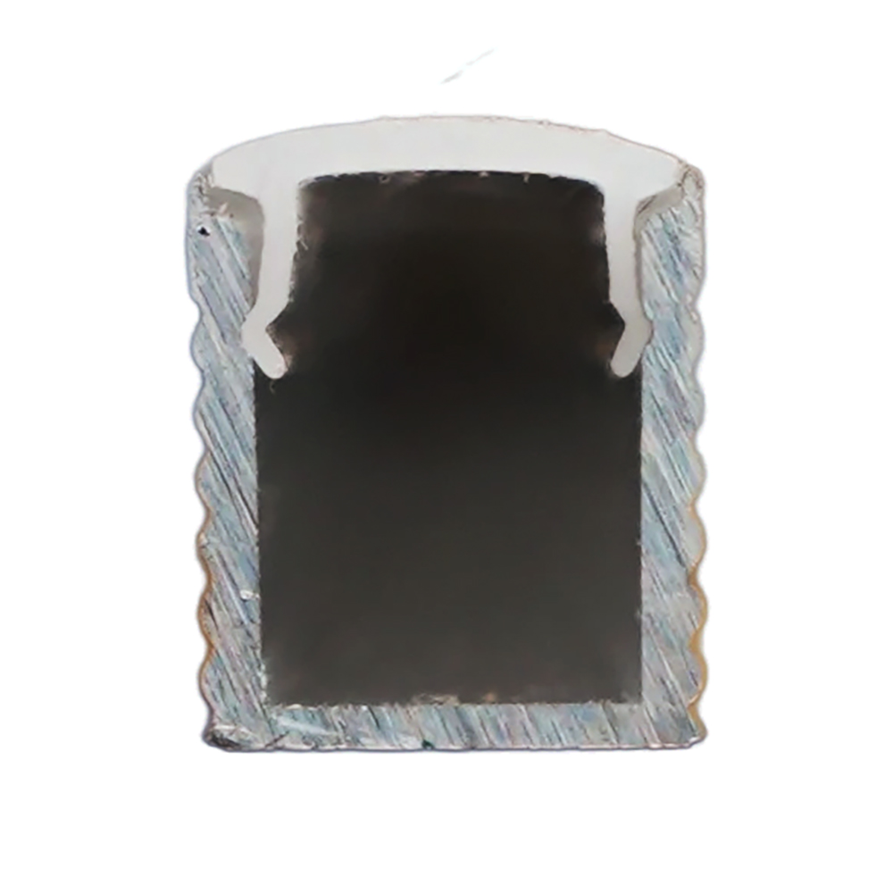 Профиль накладной 9х7.8мм, алюминиевый, серебро, 2м, CAB241