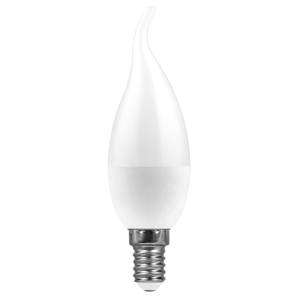 Лампа светодиодная Feron LB-570 Свеча на ветру E14 9W 175-265V 6400K