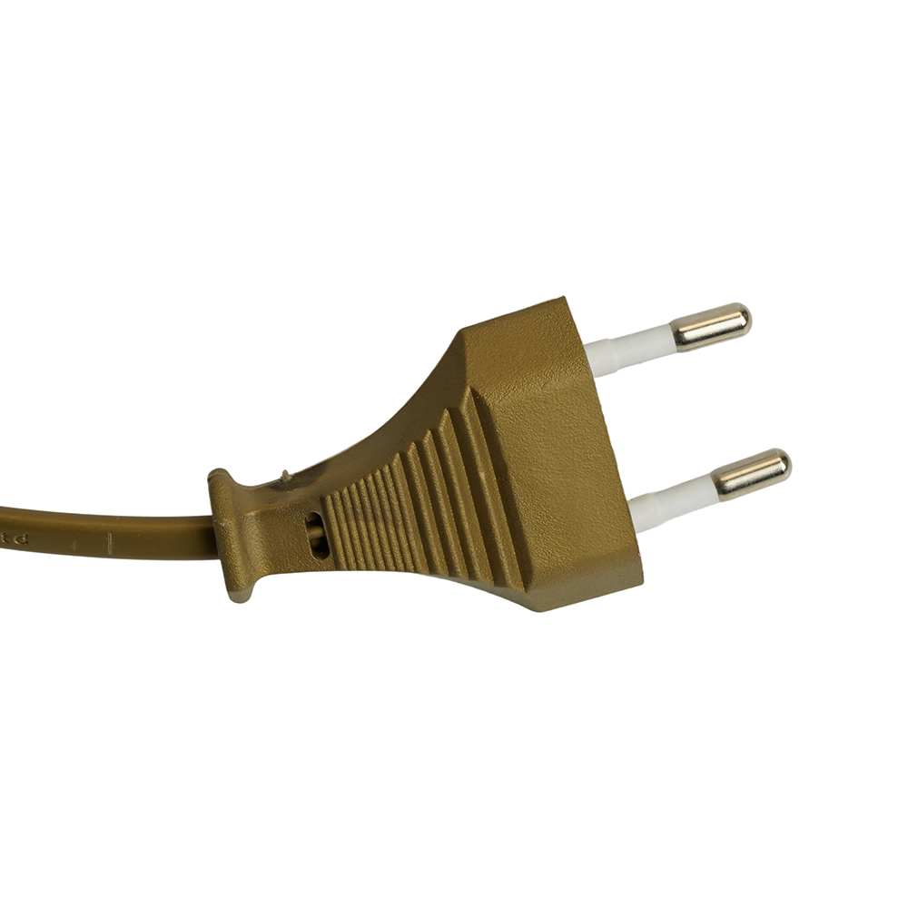 Сетевой шнур с диммером 230V 2м, золото, DM103-200W