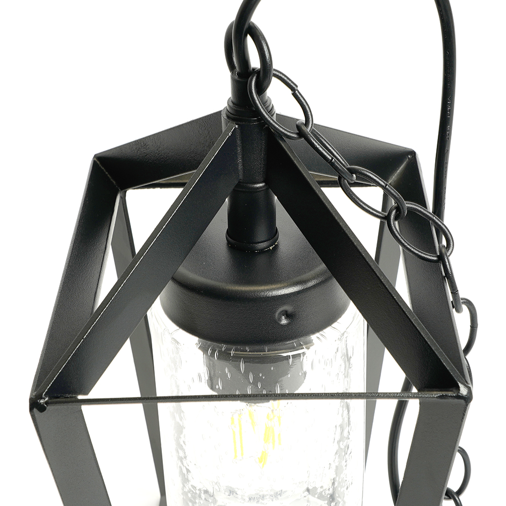Светильник садово-парковый Feron PL775 на цепочке 40W 220-240V E27, черный