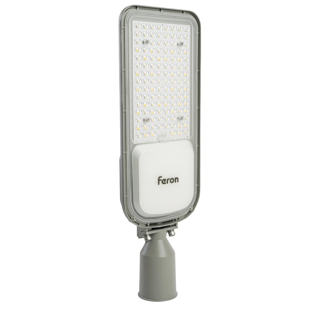 Светодиодный уличный консольный светильник Feron SP3050 100W 4000K 230V, серый