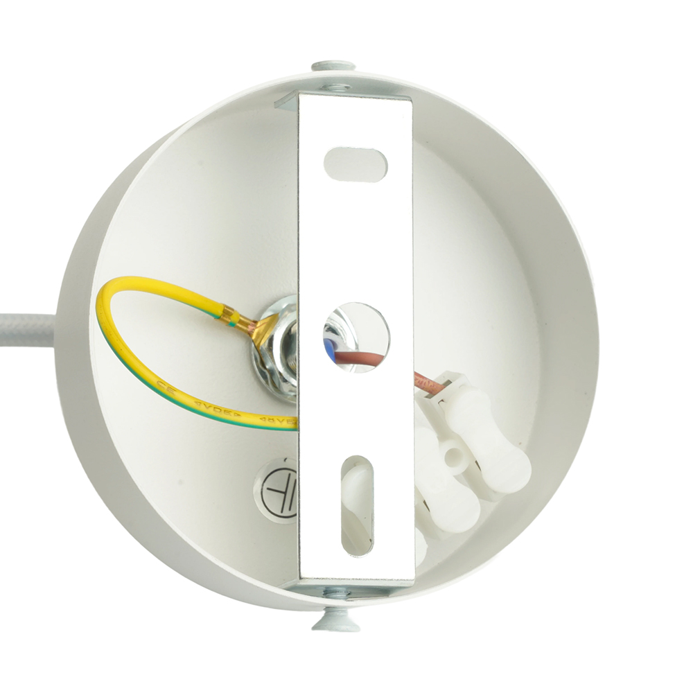 Светильник потолочный Feron Barrel HL4608 OPAL levitation 12W, 230V, GX53, белый, на подвесе 1,7 м