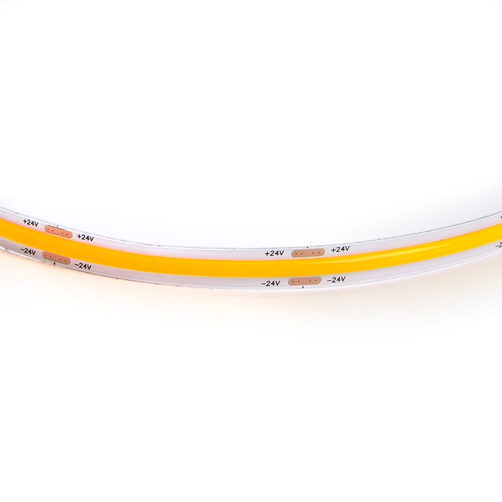 Светодиодная COB лента Feron LS530, 512SMD(2110) 12Вт/м 24V 5000*10*1.8мм 3000К IP20