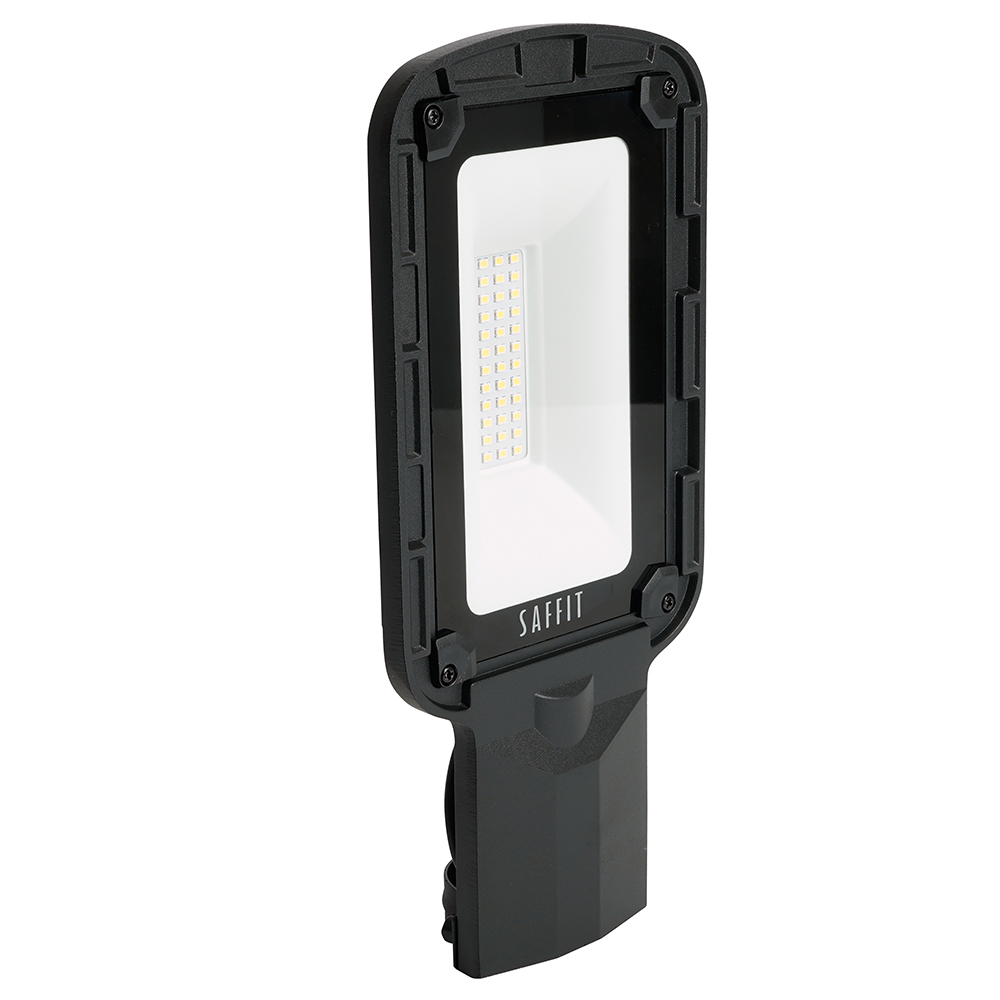 Светодиодный уличный консольный светильник SAFFIT SSL10-30 30W 5000K 230V, черный