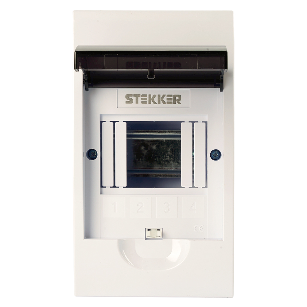 Бокс встраиваемый STEKKER EBX50-5/04-50 4 модуля, пластик, серия ArcaLight