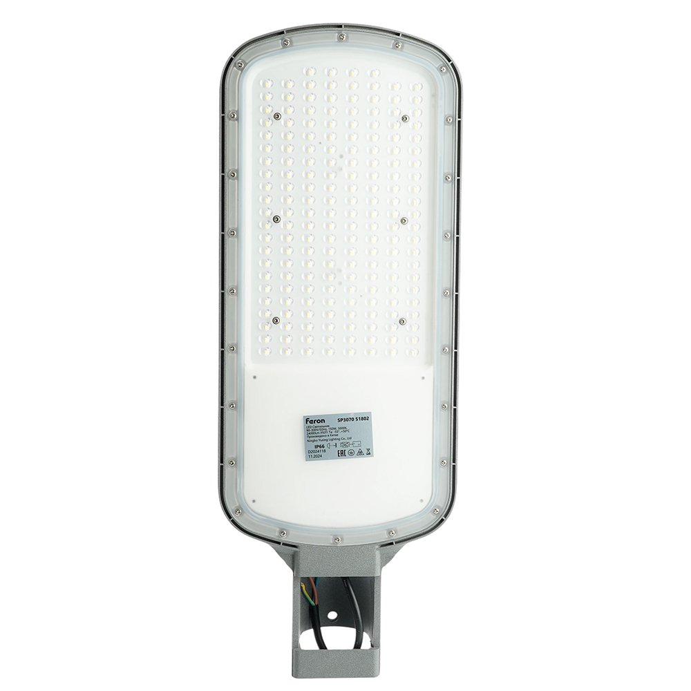 Светодиодный уличный консольный светильник Feron SP3070 150W 5000K AC90-300V, серый Светодиодный уличный консольный светильник Feron SP3070 150W 5000K AC90-300V, серый