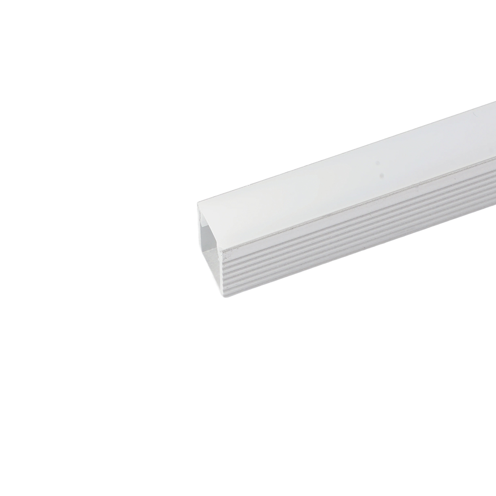 Профиль накладной 9х7.8мм, алюминиевый, серебро, 2м, CAB241