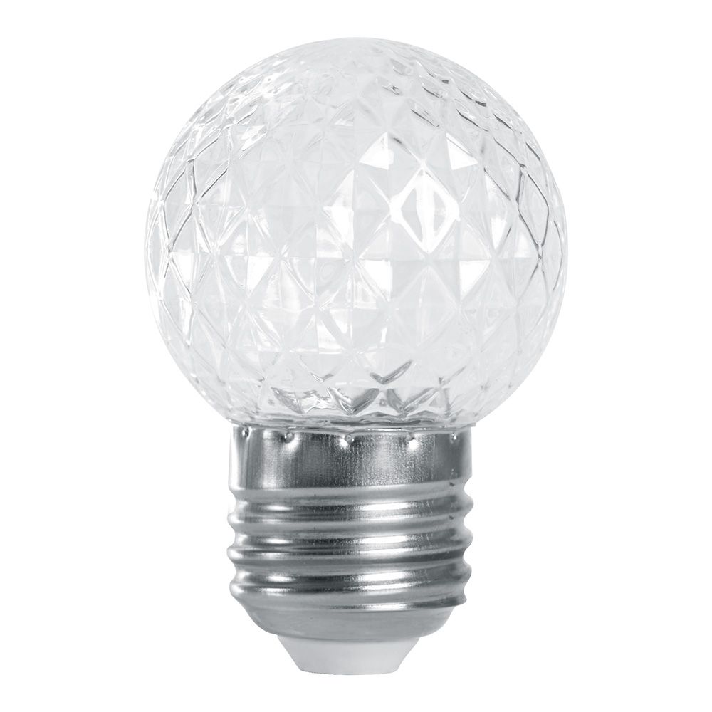 Лампа-строб Feron LB-377 Шарик прозрачный E27 1W 230V 2700K