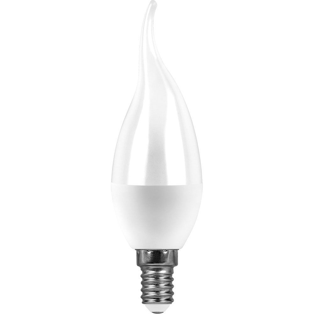 Лампа светодиодная SAFFIT SBC3709 Свеча на ветру E14 9W 230V 6400K
