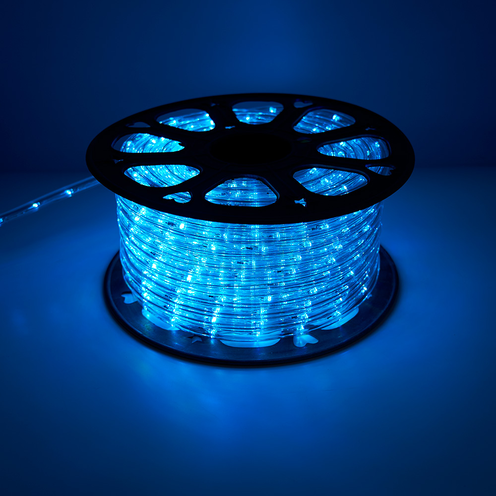 Дюралайт светодиодный Feron LED-R2W 2-х жильный, RGB 1,44Вт/м 24LED/м 50м 230V