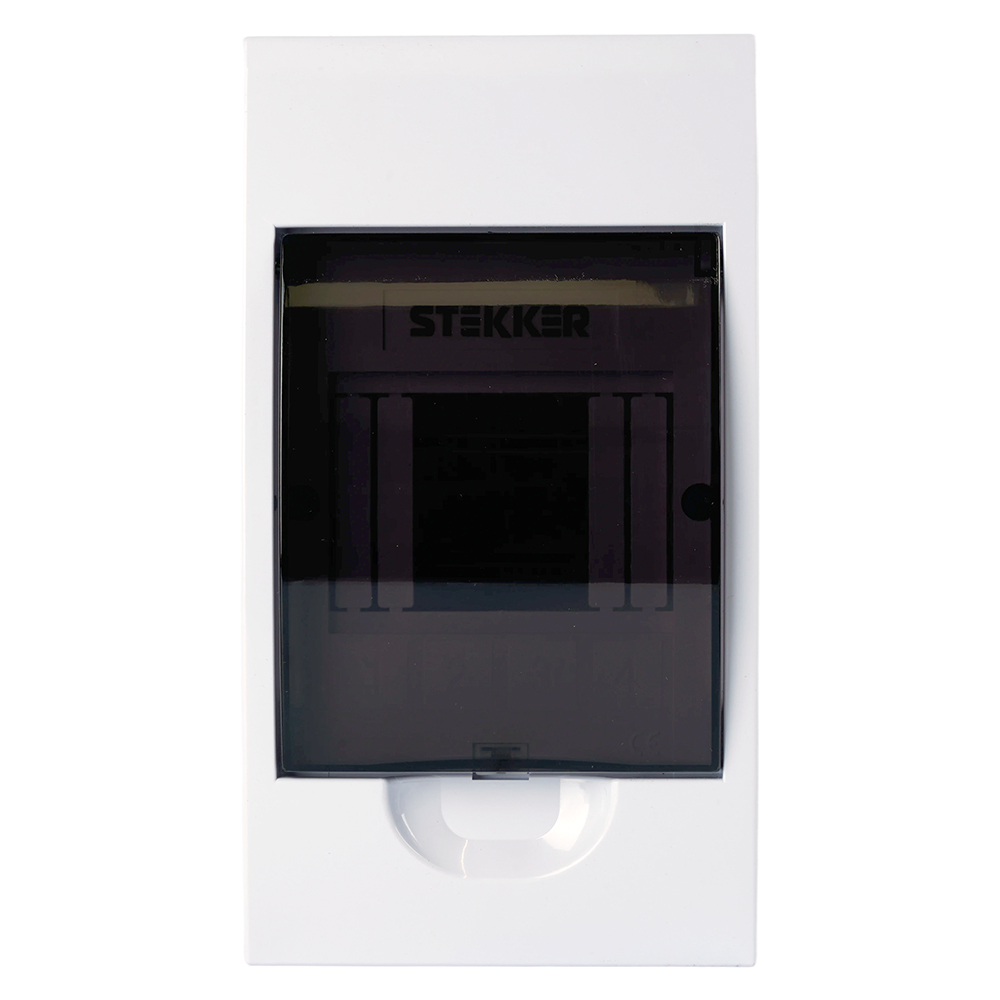 Бокс встраиваемый STEKKER EBX50-5/04-50 4 модуля, пластик, серия ArcaLight