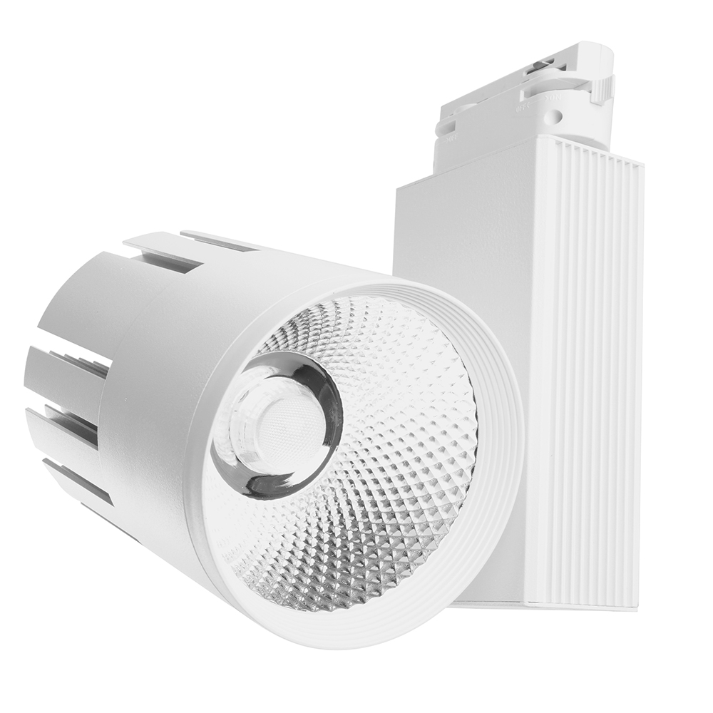 Светодиодный светильник Feron AL105 трековый однофазный на шинопровод 30W 4000K, 35 градусов, белый серия MarketBright