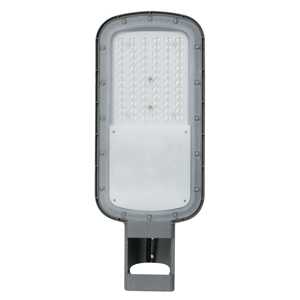 Светодиодный уличный консольный светильник Feron SP3070 50W 5000K AC90-300V, серый Светодиодный уличный консольный светильник Feron SP3070 50W 5000K AC90-300V, серый