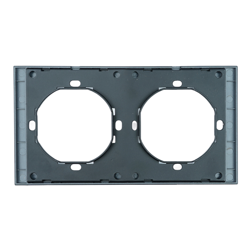 Рамка 2-местная, STEKKER, серия Мия, PFR00-3002-05, черный бархат от компании Stekker