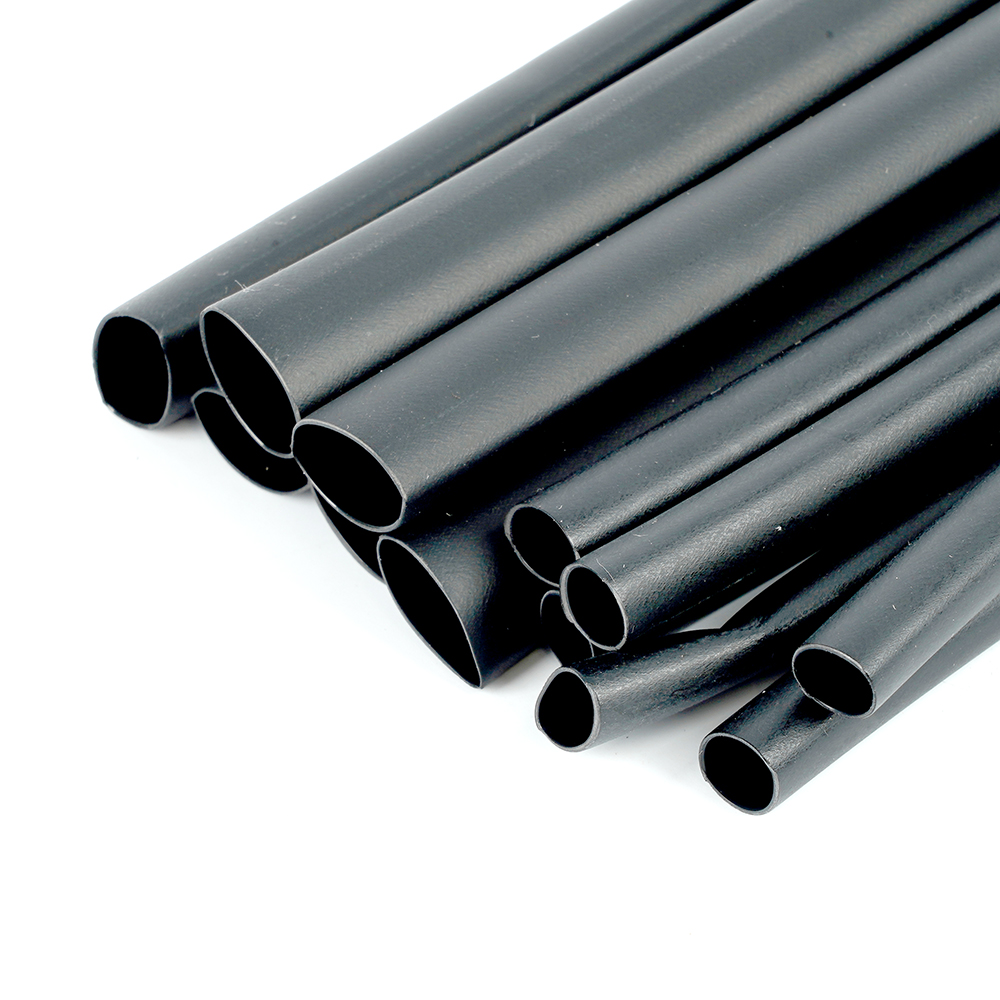 Набор термоусадочных трубок N8 STEKKER HSTGS2, длина 10 см., коэф. усадки 3:1, черный (12шт в упаковке)