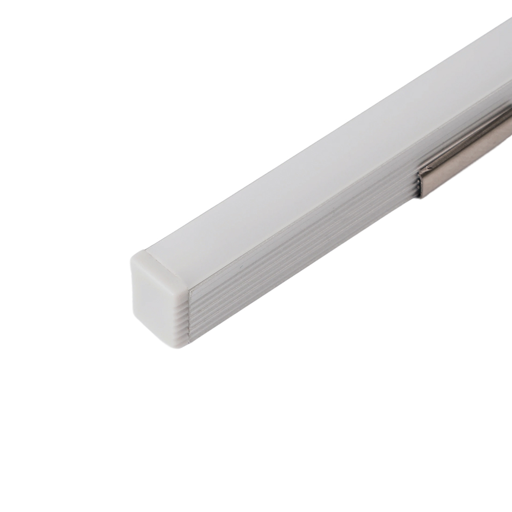 Профиль накладной 9х7.8мм, алюминиевый, серебро, 2м, CAB241