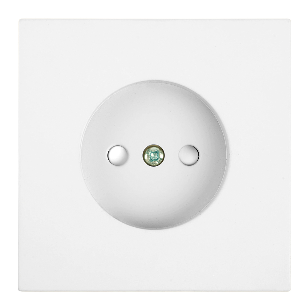 Розетка 1-местная с защитной шторкой (механизм), STEKKER, б/з, 250В, 16А, серия Мия, RST16-3109-01, белая магнолия