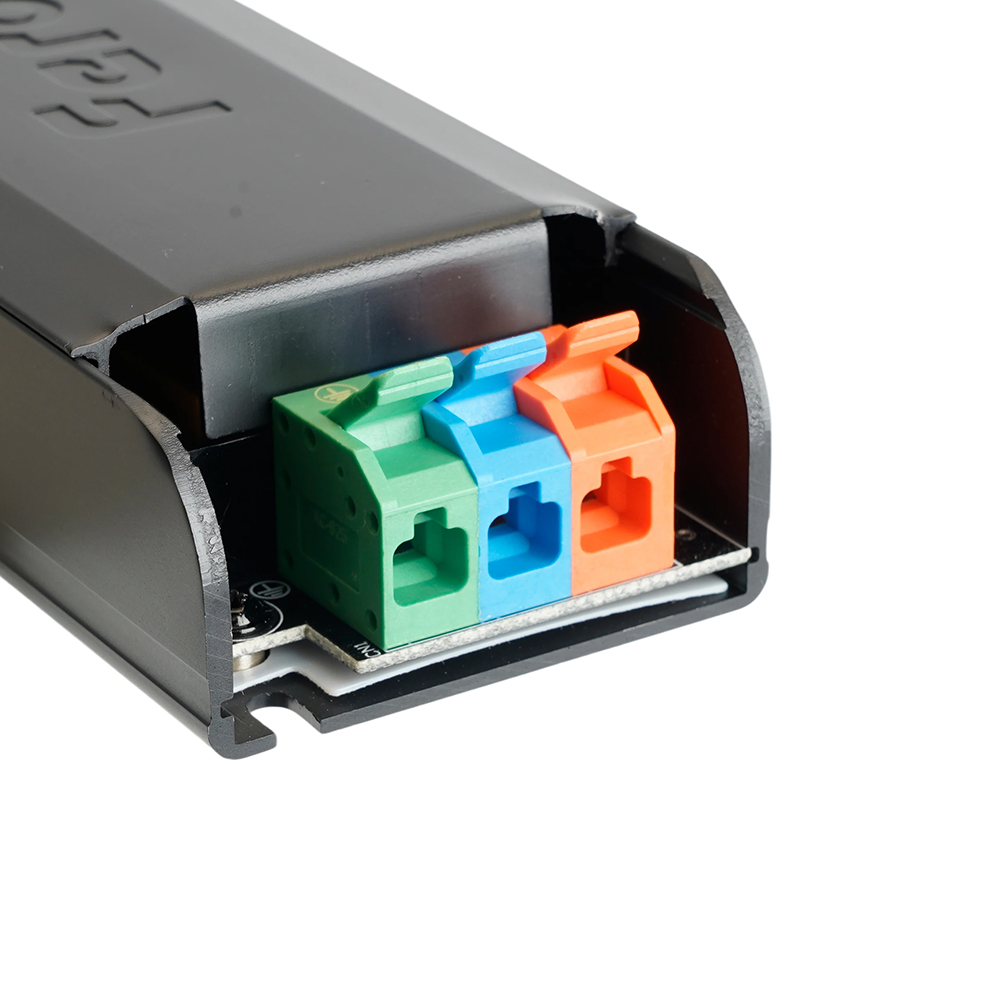 Трансформатор электронный для светодиодной ленты с плавным пуском и диммированием 200W 24V IP20, клипсы, LB004