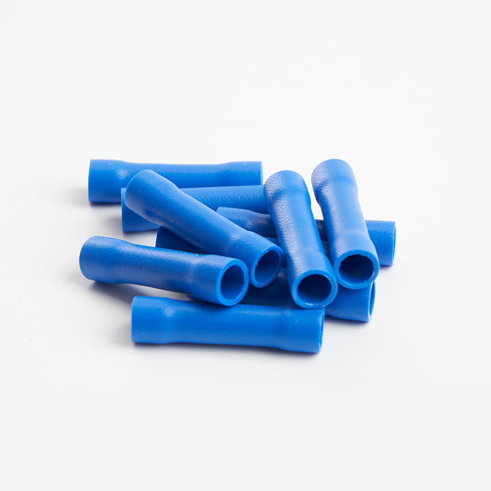 Гильза соединительная изолированная STEKKER LD301-1525 сечение 1,5-2,5 мм2, 27A, синий (DIY упаковка 10 шт)