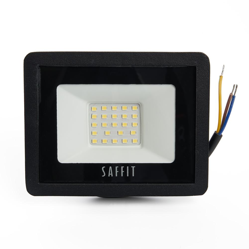 Светодиодный прожектор SAFFIT SFL90-30 IP65 30W 4000K черный