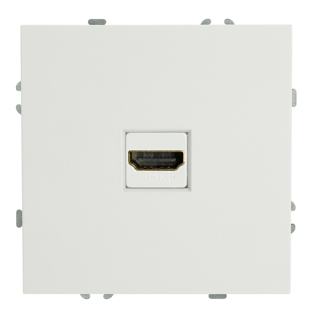 Розетка HDMI 2.0 Type A (механизм), STEKKER, серия Эмили, RST00-5118-01, белый фарфор, soft touch Розетка HDMI 2.0 Type A (механизм), STEKKER, серия Эмили, RST00-5118-01, белый фарфор, soft touch