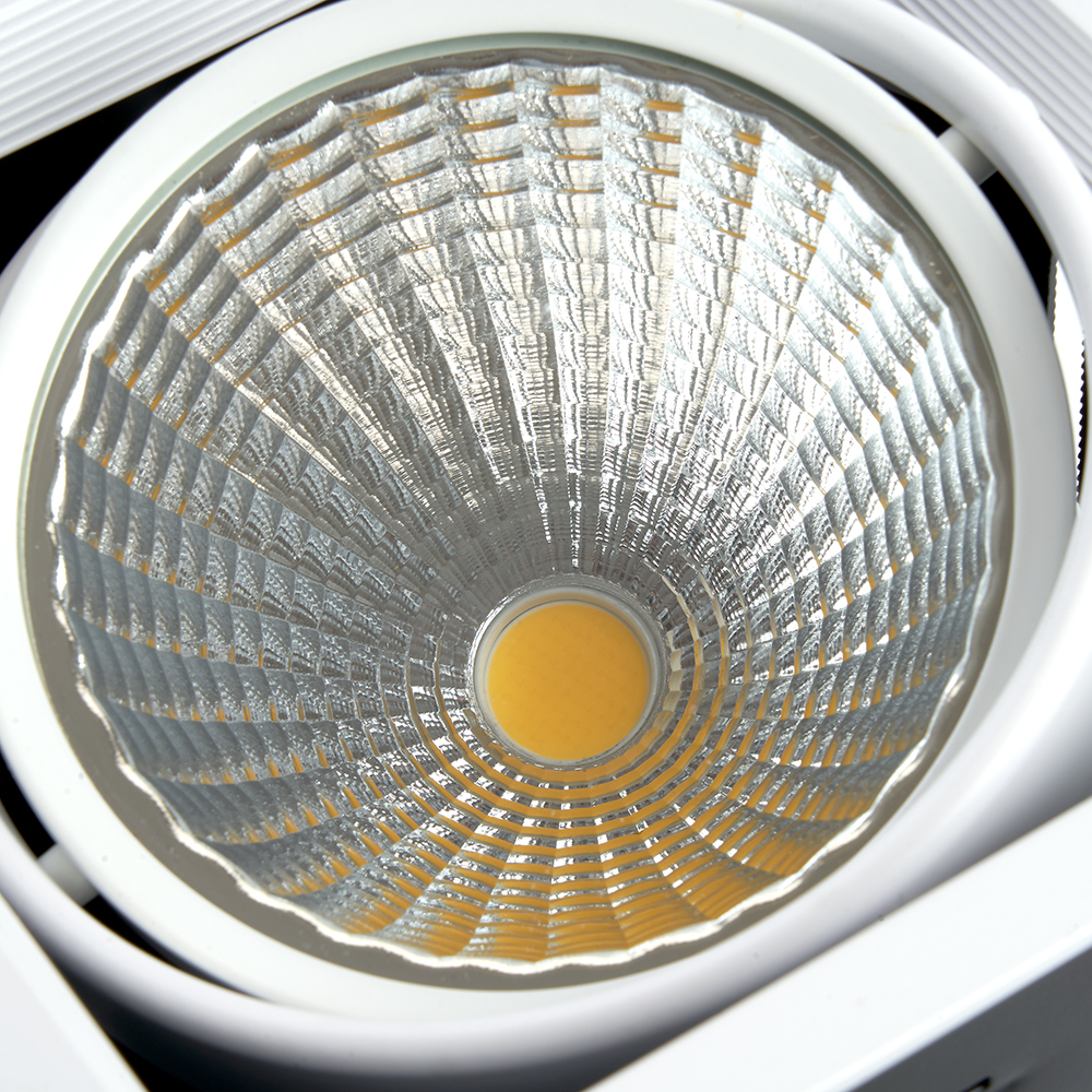 Светодиодный светильник Feron AL211 карданный 1x30W 4000K 35 градусов ,белый