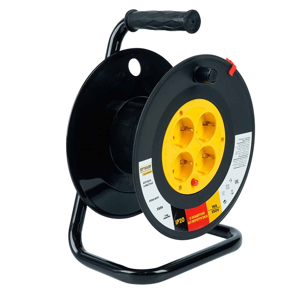 Катушка без провода 4-местная со шторками STD40 от компании Ферон