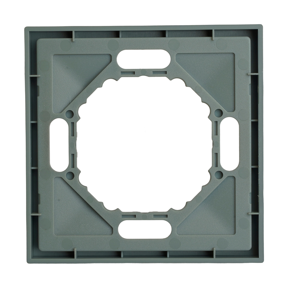 Рамка STEKKER, PFR00-5001-10 1-местная, серия Эмили, платиново-серый, soft touch