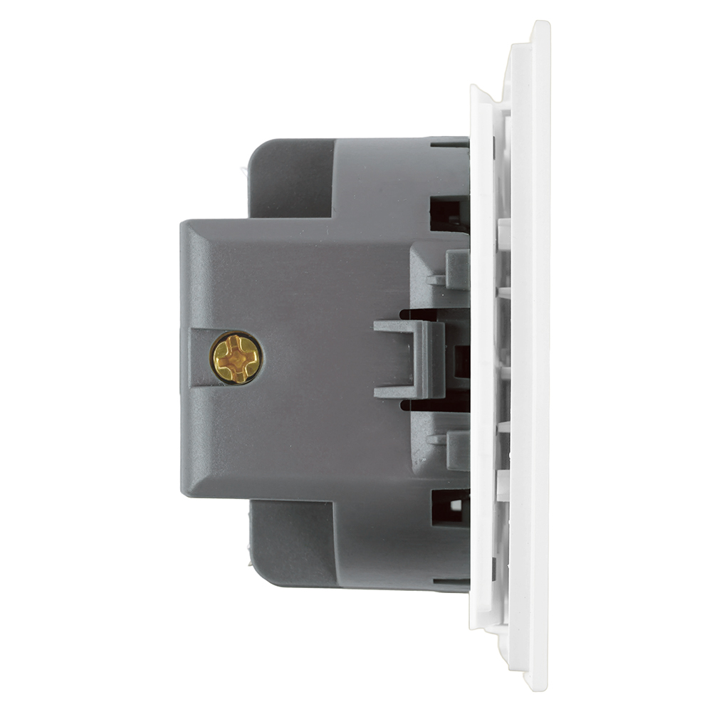 Выключатель 1-клавишный c индикатором (механизм), STEKKER, 250В, 10А, серия Мия, RSW10-3101-01, белая магнолия